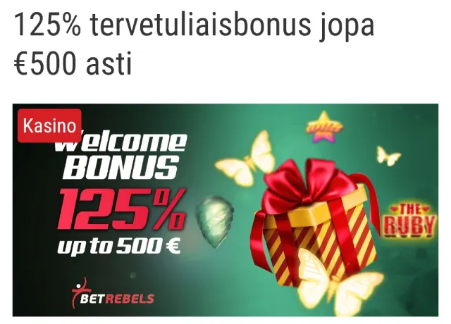 BetRebels Casino Bonus