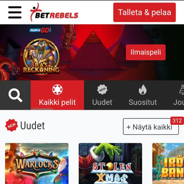 BetRebels Kasinoaula