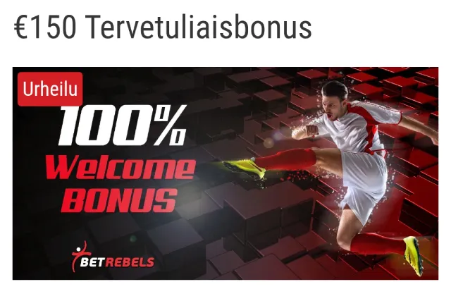 BetRebels Vedonlyöntibonus