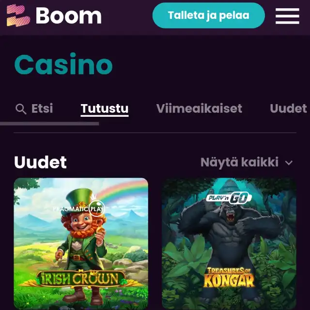 Boom Casino nettikasino