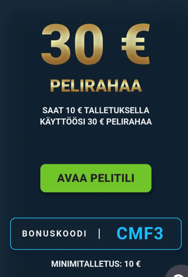 Coolbet Casino Bonus: 2. vaihtoehto