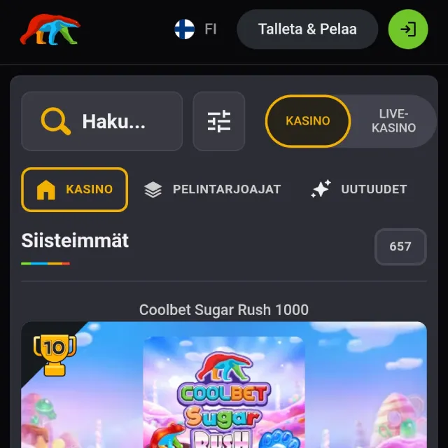 Coolbet kasinoaula