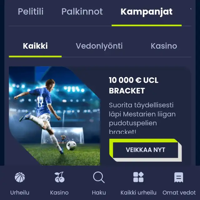 Epicbet kampanjat