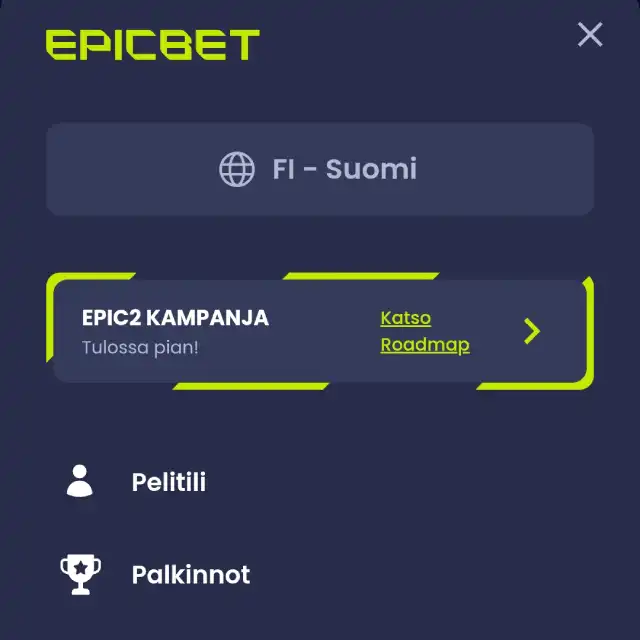 Epicbet mobiili