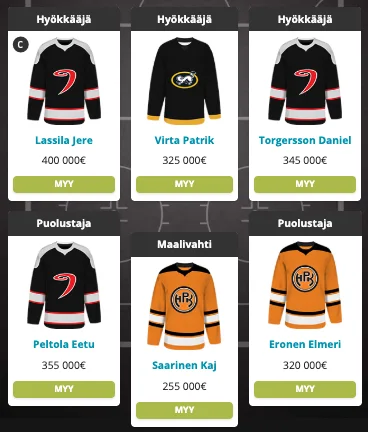 Koutsin Liigapörssijoukkue jakso 4 - kausi 2025-26