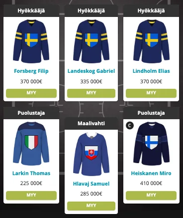 Koutsin Leijonapörssijoukkue: talviolympialaiset 2026