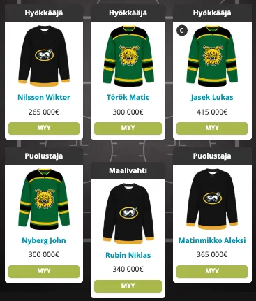Koutsin liigapörssijoukkue: Jakso 2 (Kausi 2026-27)