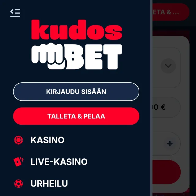 Kudosbet Casino mobiilisti