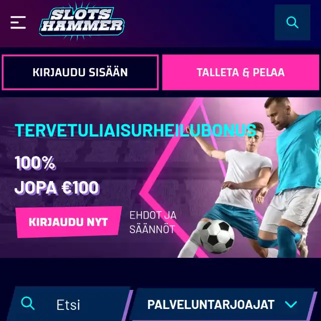 Slotshammer vedonlyönti