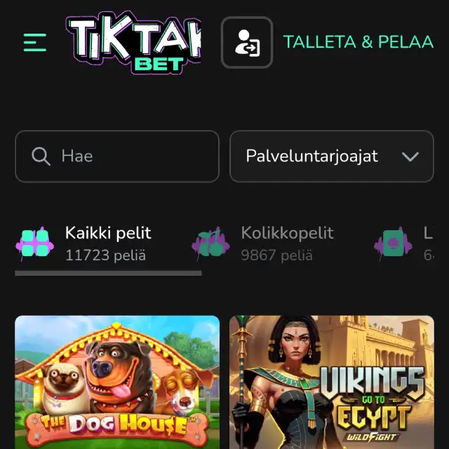TikTakBet Kasinoaula