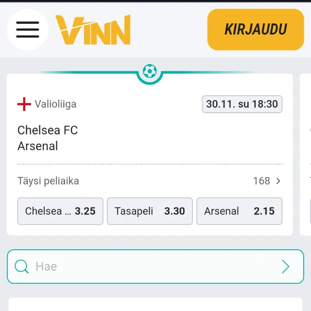 Vinn Vedonlyönti