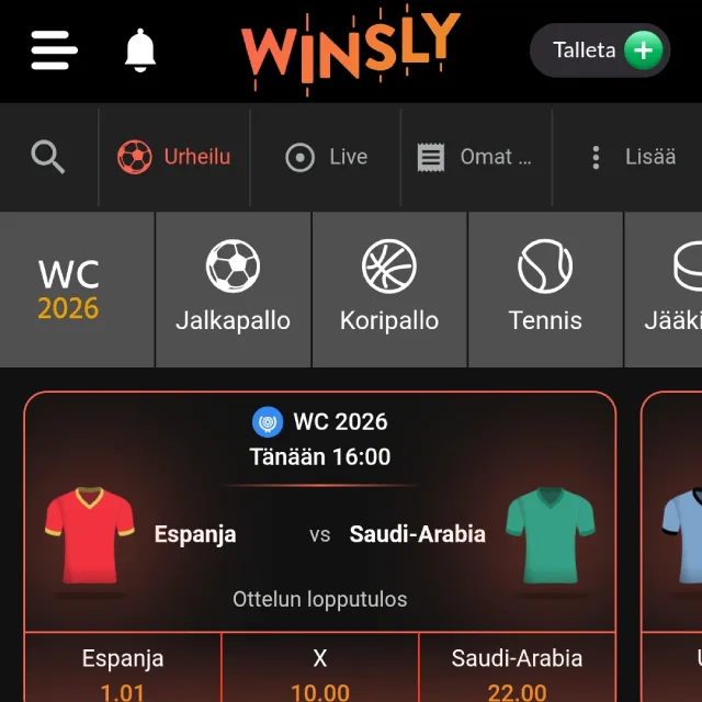 Winsly Vedonlyönti